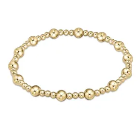 CLASSIC GOLD SINCERITY PATTERN 5MM  BRACELET