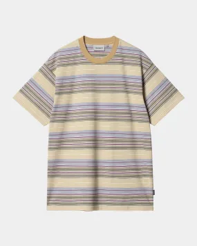 Colby Stripe T-Shirt | Bourbon