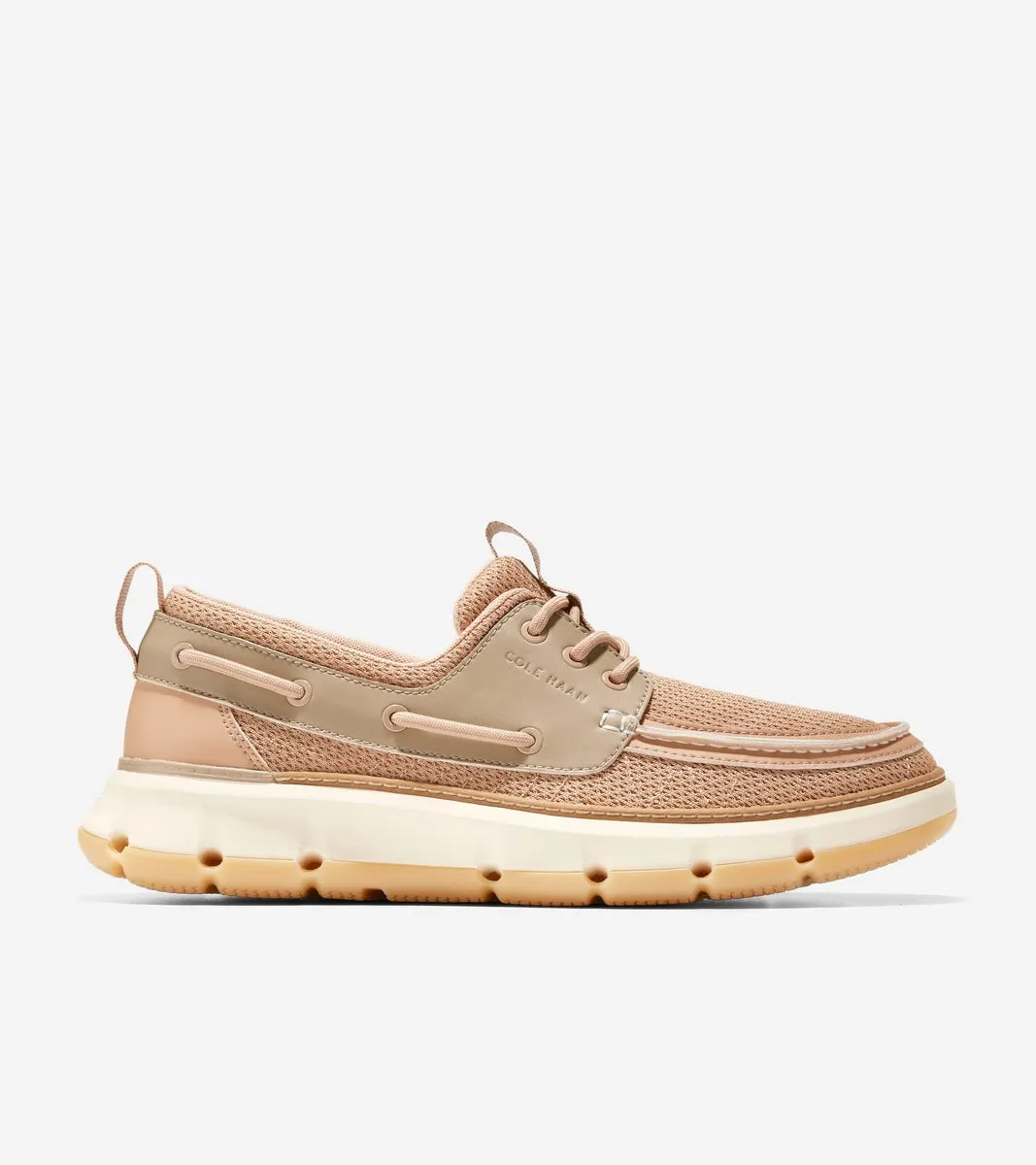 Cole Haan 4.Zerogrand Regatta Bleached Tan/Ivory Slip On Low Top Flat Sneakers