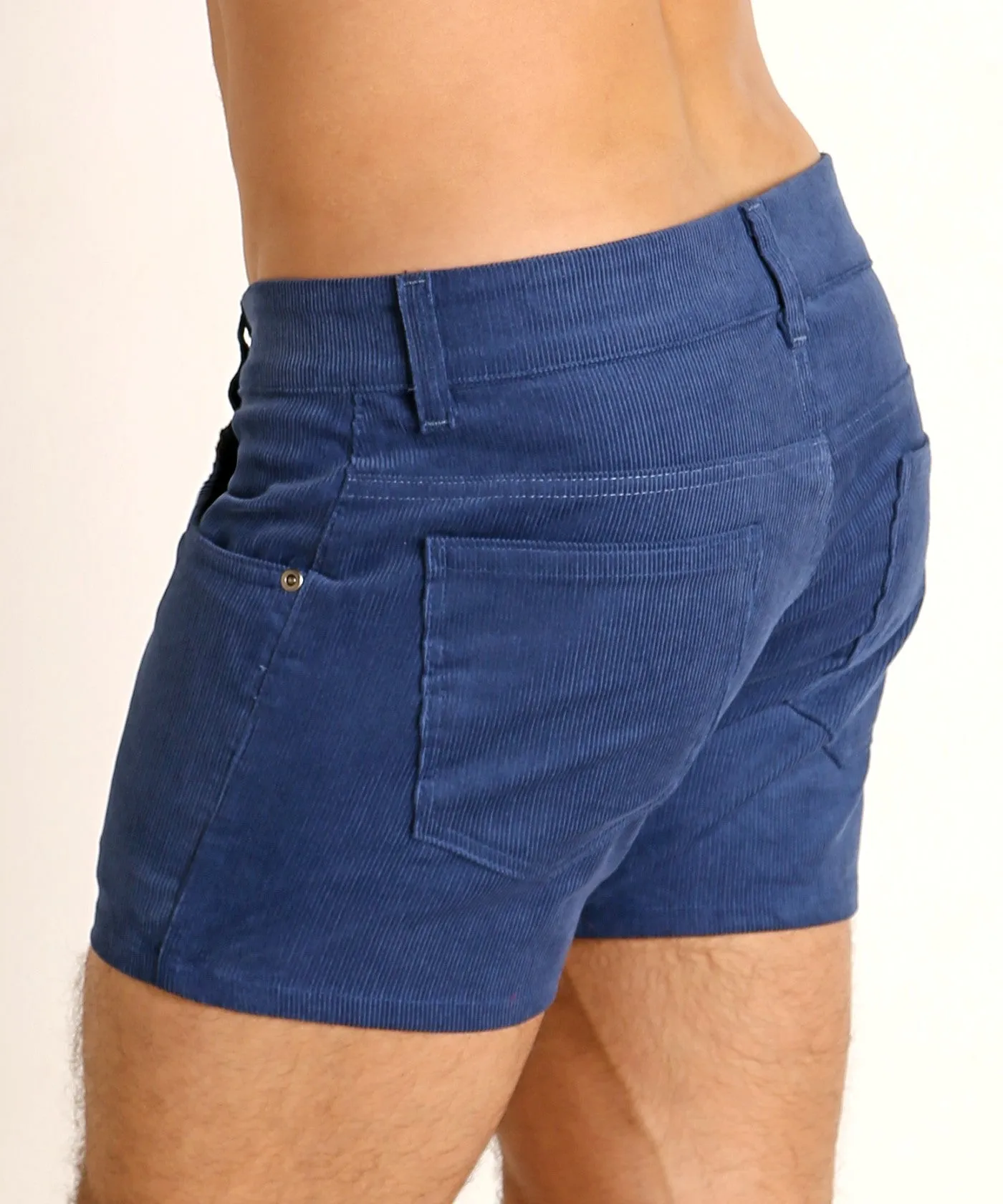 Corduroy 5-Pocket Shorts (Pacific)