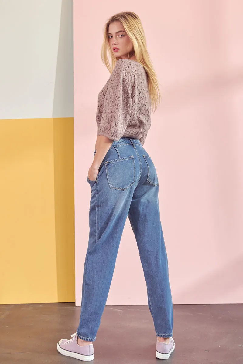 Corrine Ultra High Rise Slouch Fit Jeans