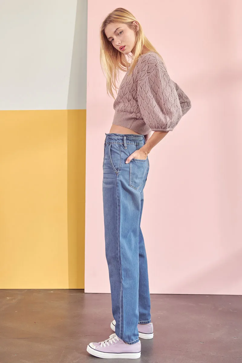 Corrine Ultra High Rise Slouch Fit Jeans