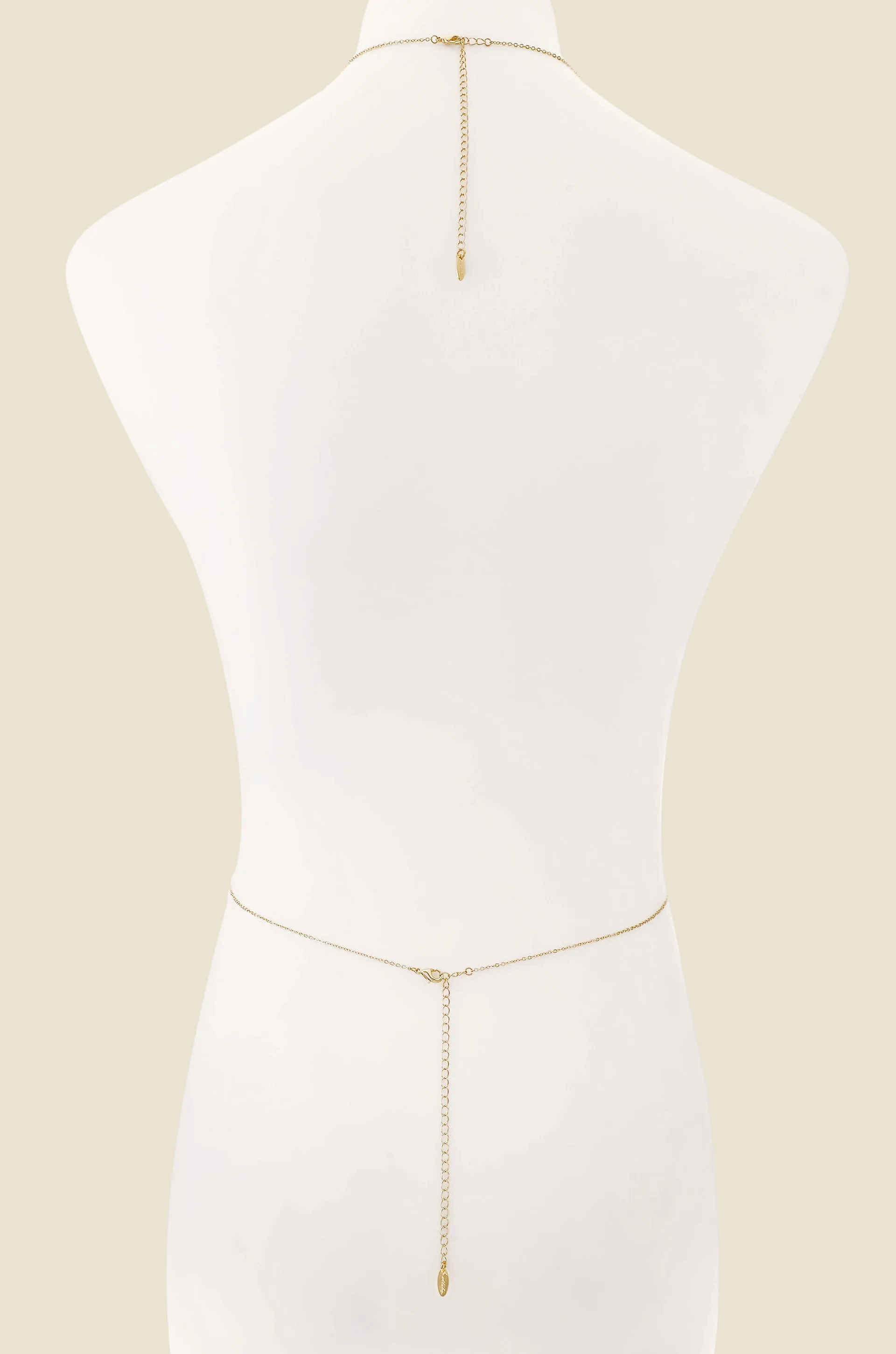 Crystal Fringe Body Chain