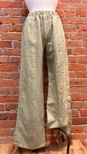 Cut Loose pant, long linen