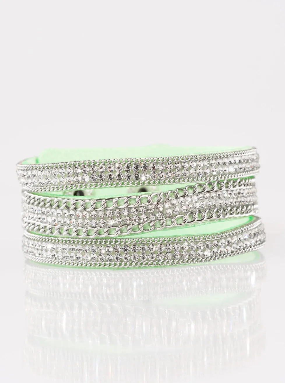 Dangerously Drama Queen Green Bracelet