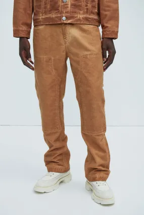 Deker Carpenter Flare Pants - Brown