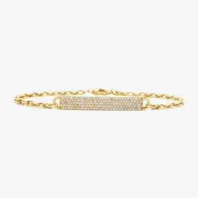 Diamond I.D. Style Bracelet