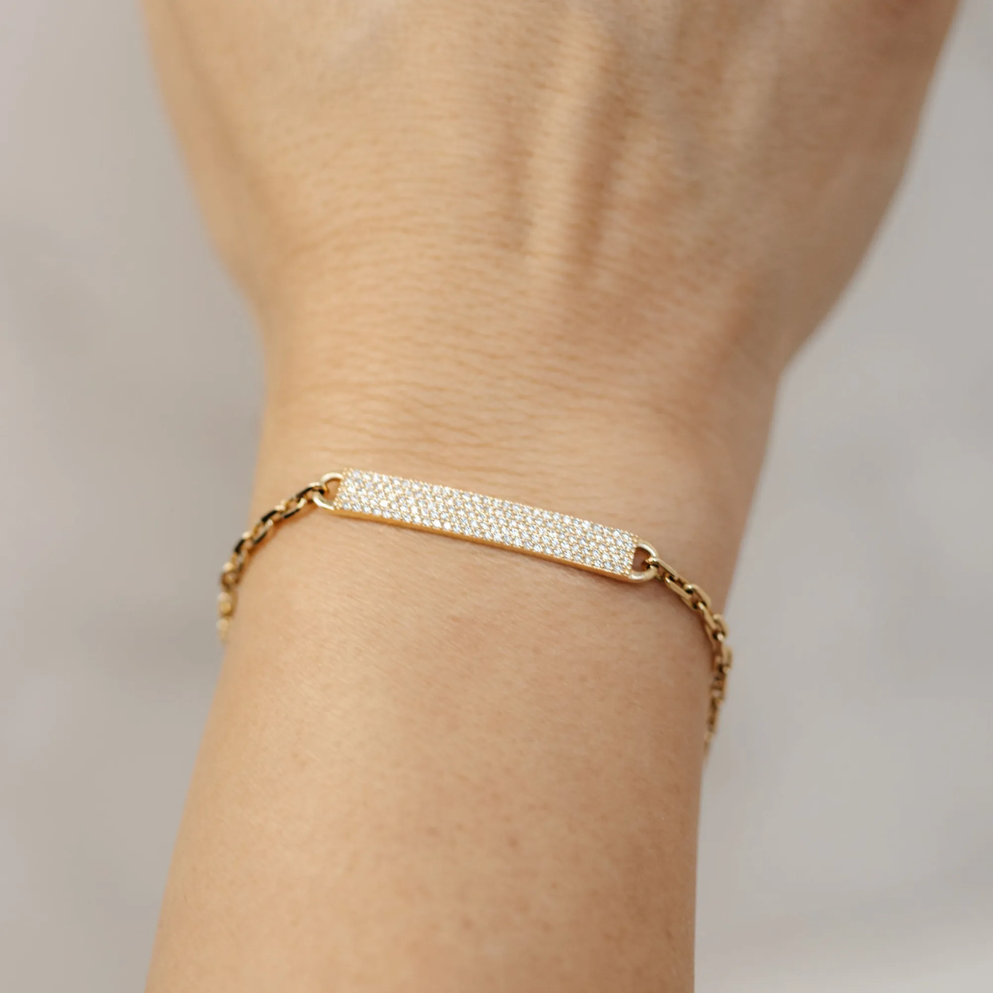 Diamond I.D. Style Bracelet