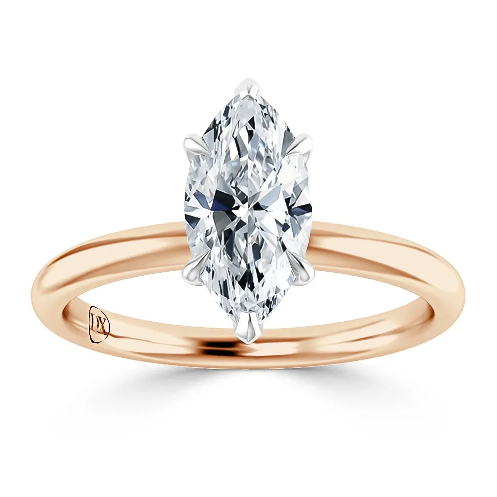 Elaine  - 18ct Rose Gold - Marquise