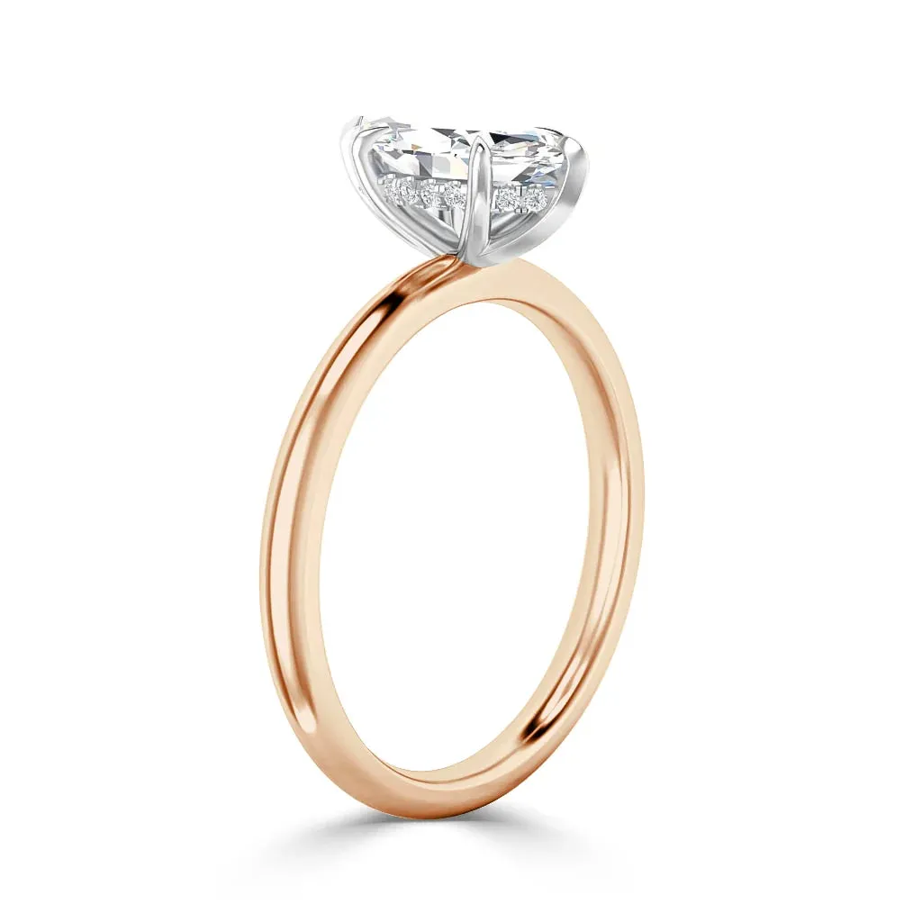 Elaine  - 18ct Rose Gold - Marquise