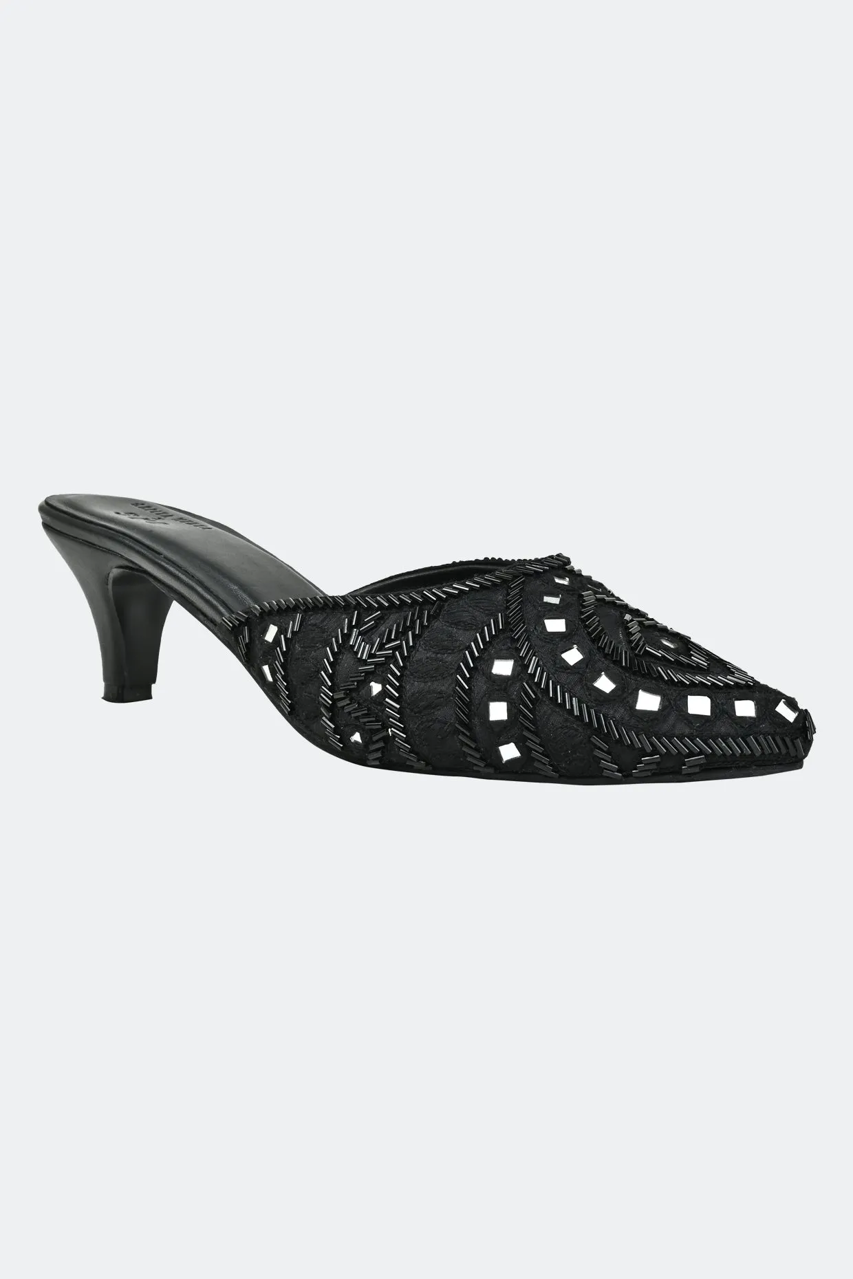 Elegance Noir Kitten Heels For Women