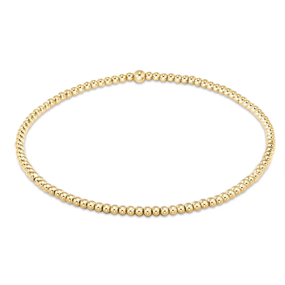 ENewton 2mm Gold Classic Bracelet