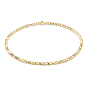 ENewton 2mm Gold Classic Bracelet