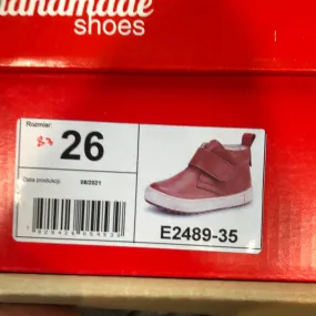 (EV2489-35) Brown Velcro Trainers