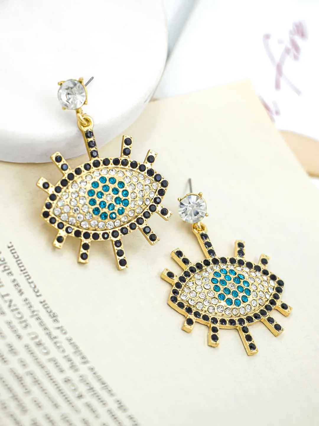 Evil Eye Drops Earring