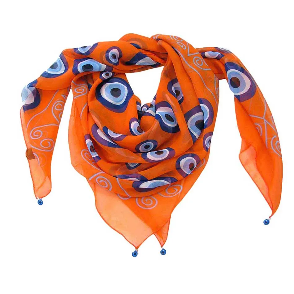 Evil Eye Print Scarf