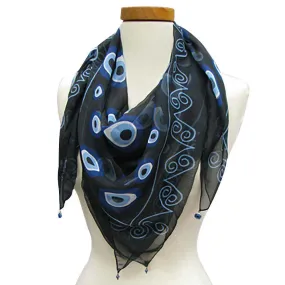 Evil Eye Print Scarf