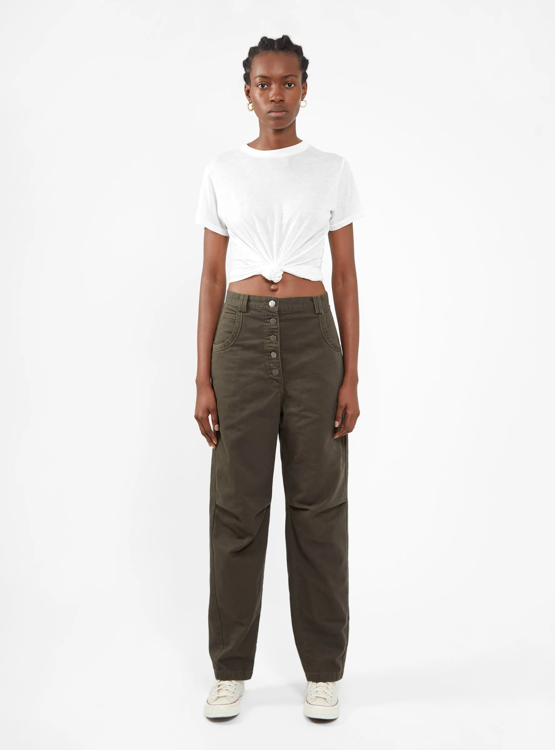 Farris Trousers Dark Olive