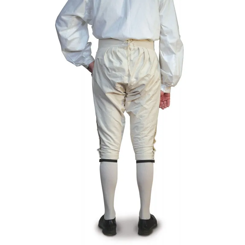 Fly Front Knee Breeches - Linen