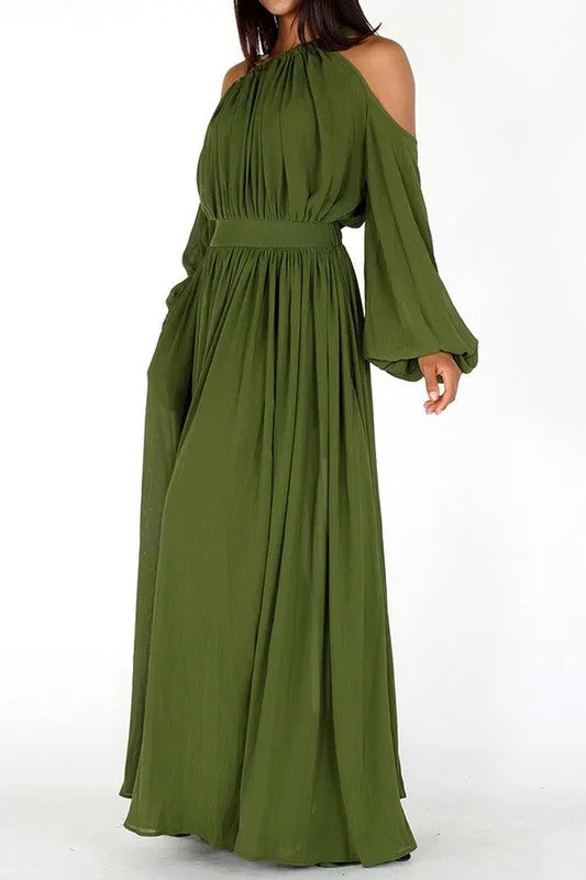 Forest Green Maxi Dress