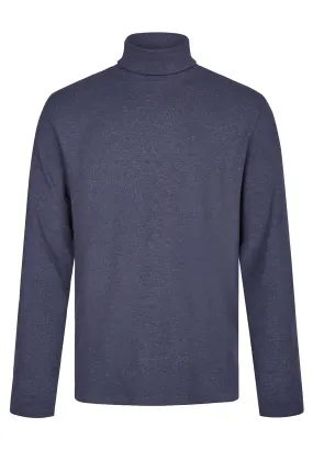 French Navy Rollneck Knit Jumper