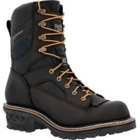 Georgia Men's Ltx Logger 9" Soft Toe WP Work Boot -Black- GB00618