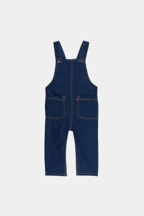 Girls Denim Spaghetti Strap Overalls