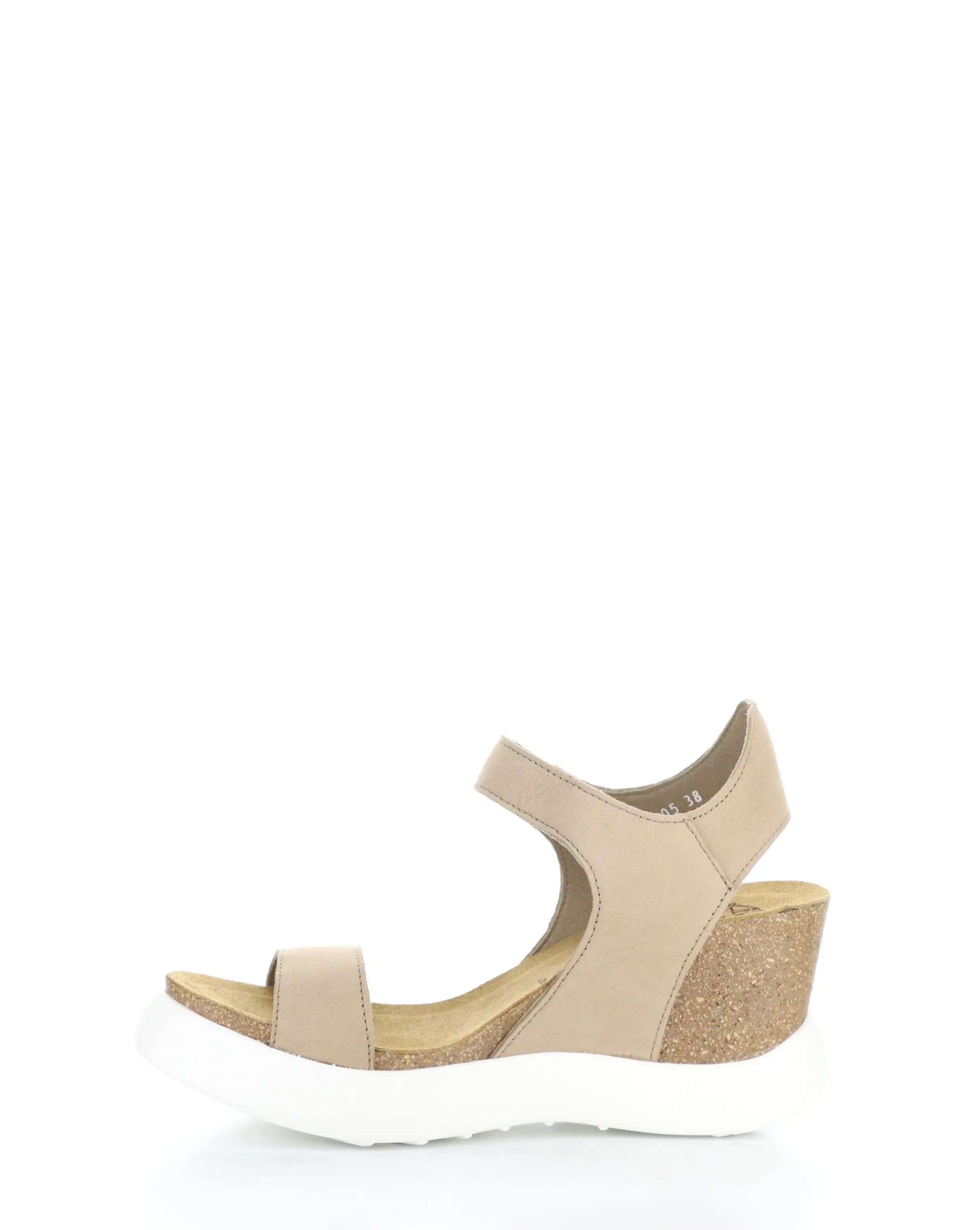 GOGO967FLY 005 TAUPE Velcro Sandals