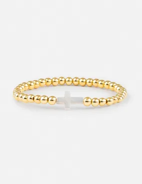 Gold Cross Bracelet