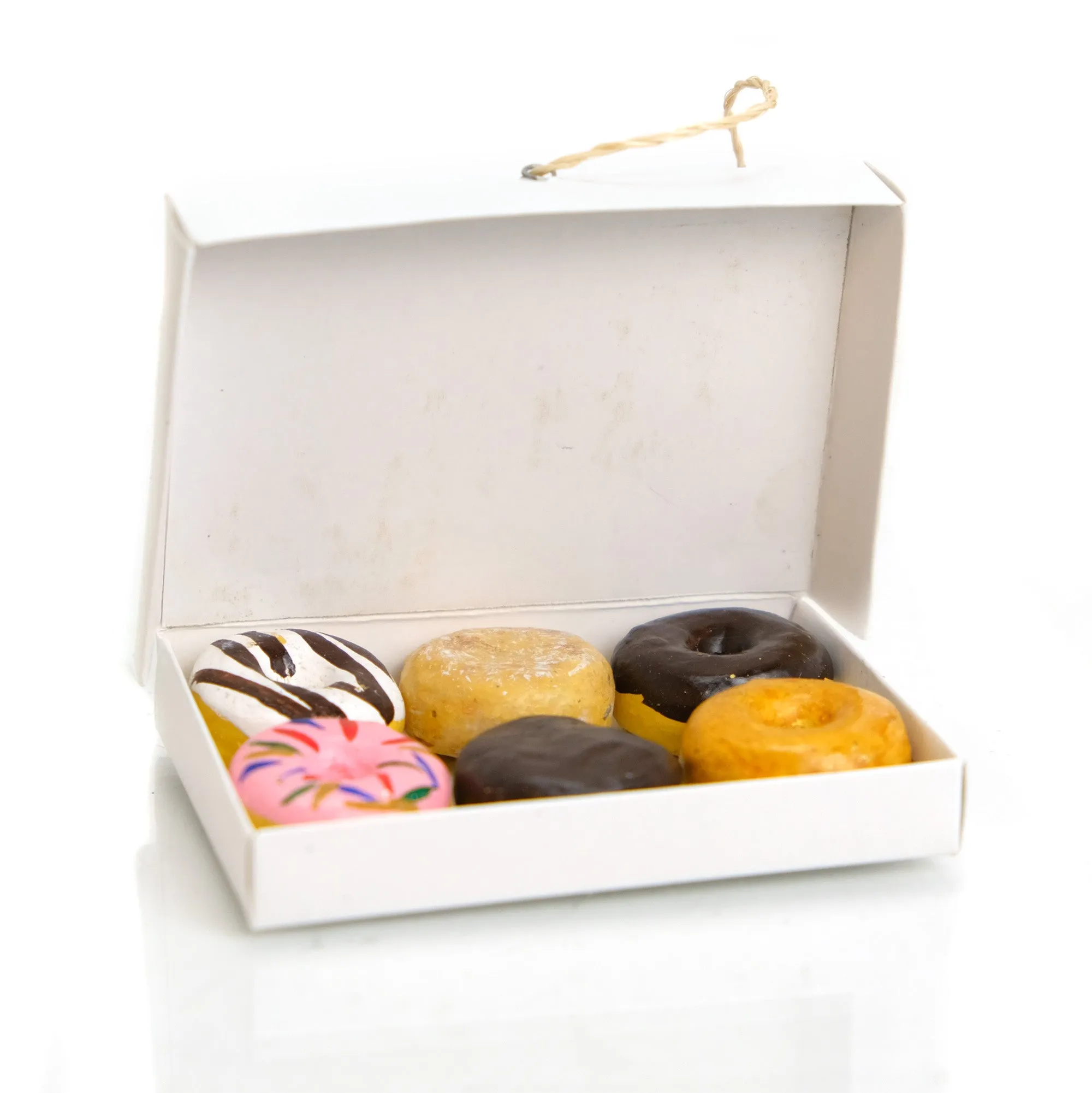 Half Dozen Boxed Donut Ornament