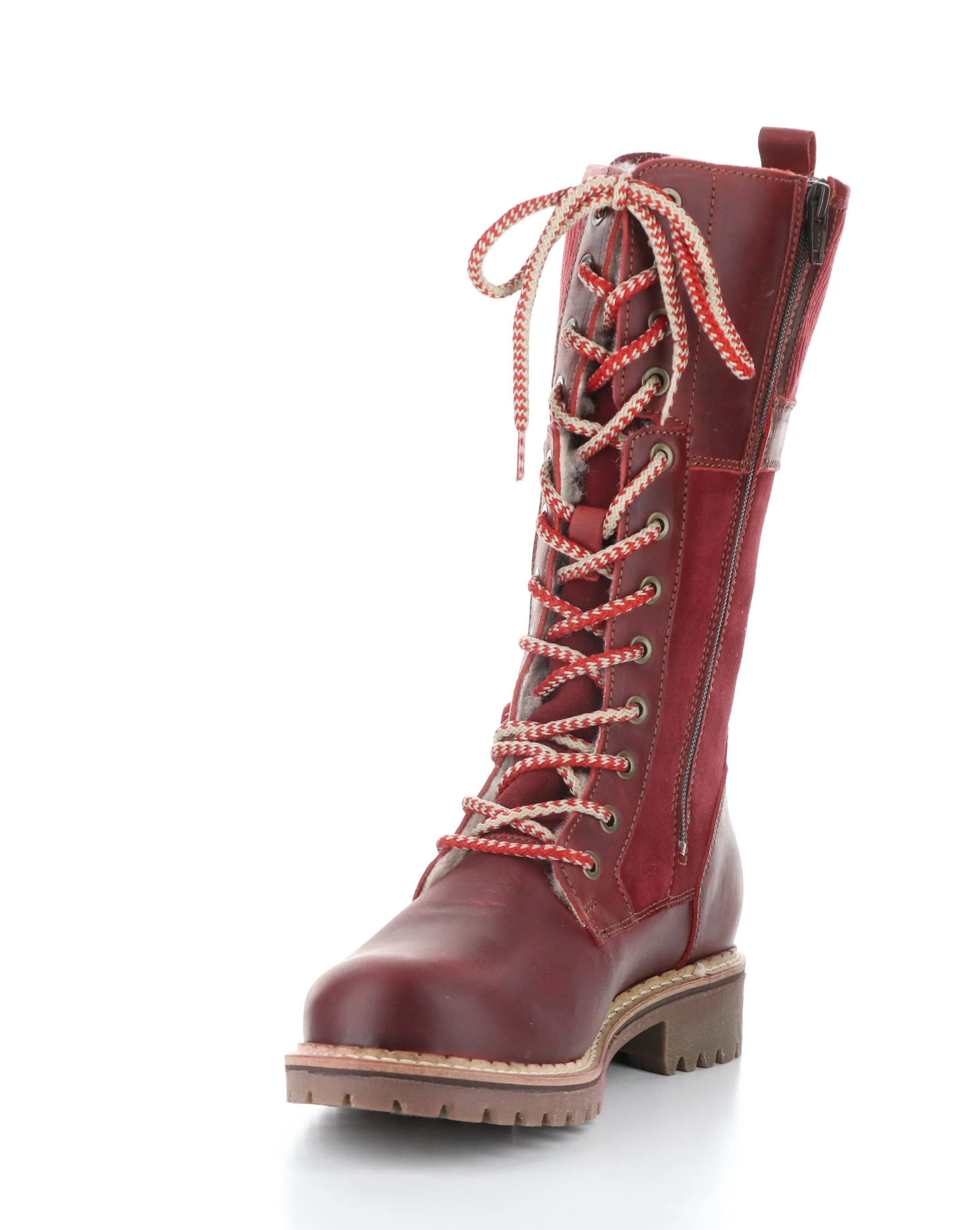 HALLOWED RED/SANGRIA/BORDO Round Toe Boots