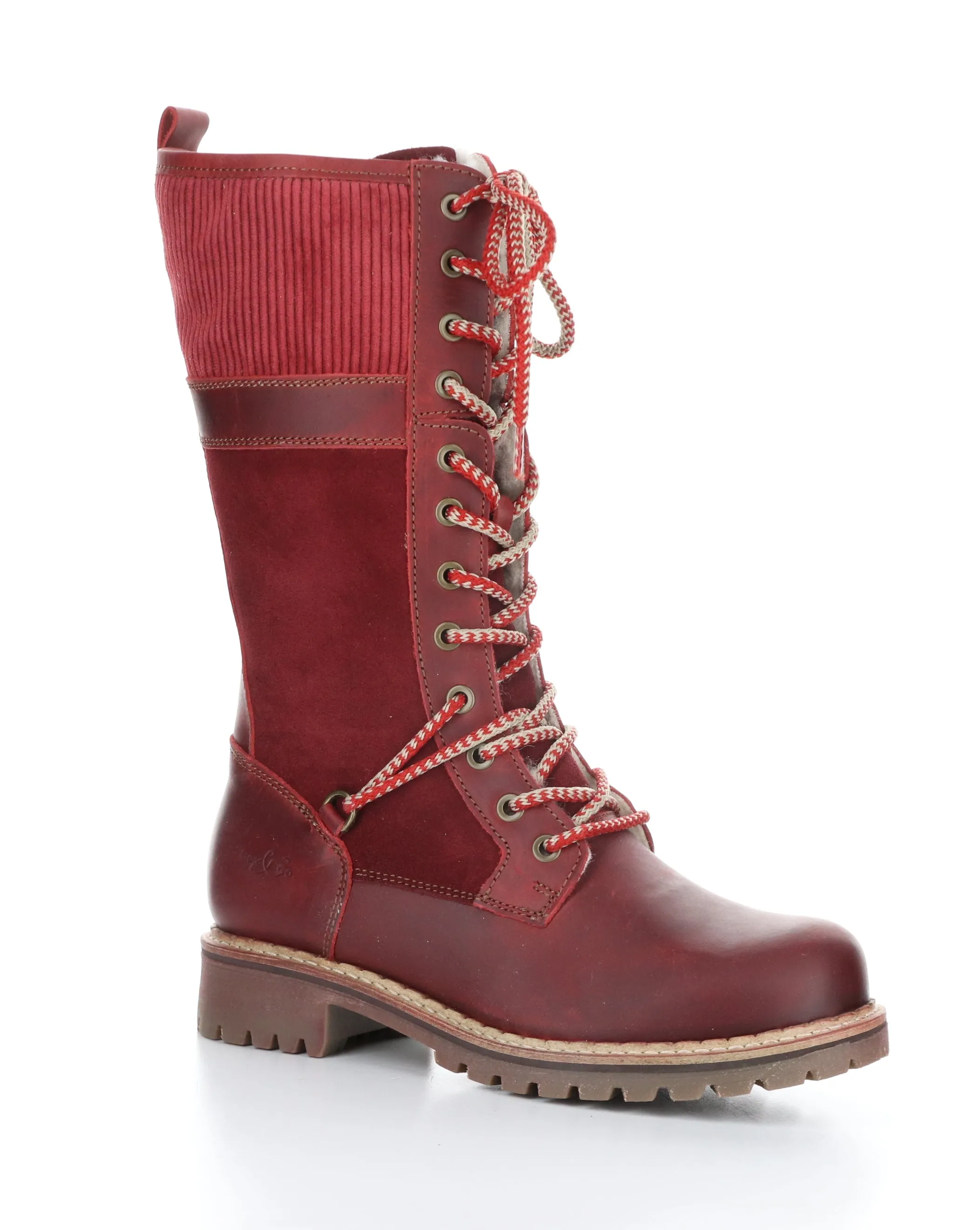 HALLOWED RED/SANGRIA/BORDO Round Toe Boots