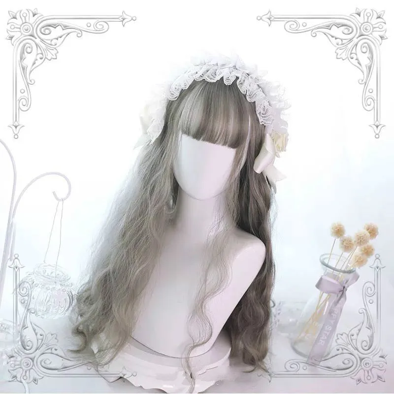 HARAJUKU LOLITA AIR BANGS EGG ROLL LONG WIG BY31004