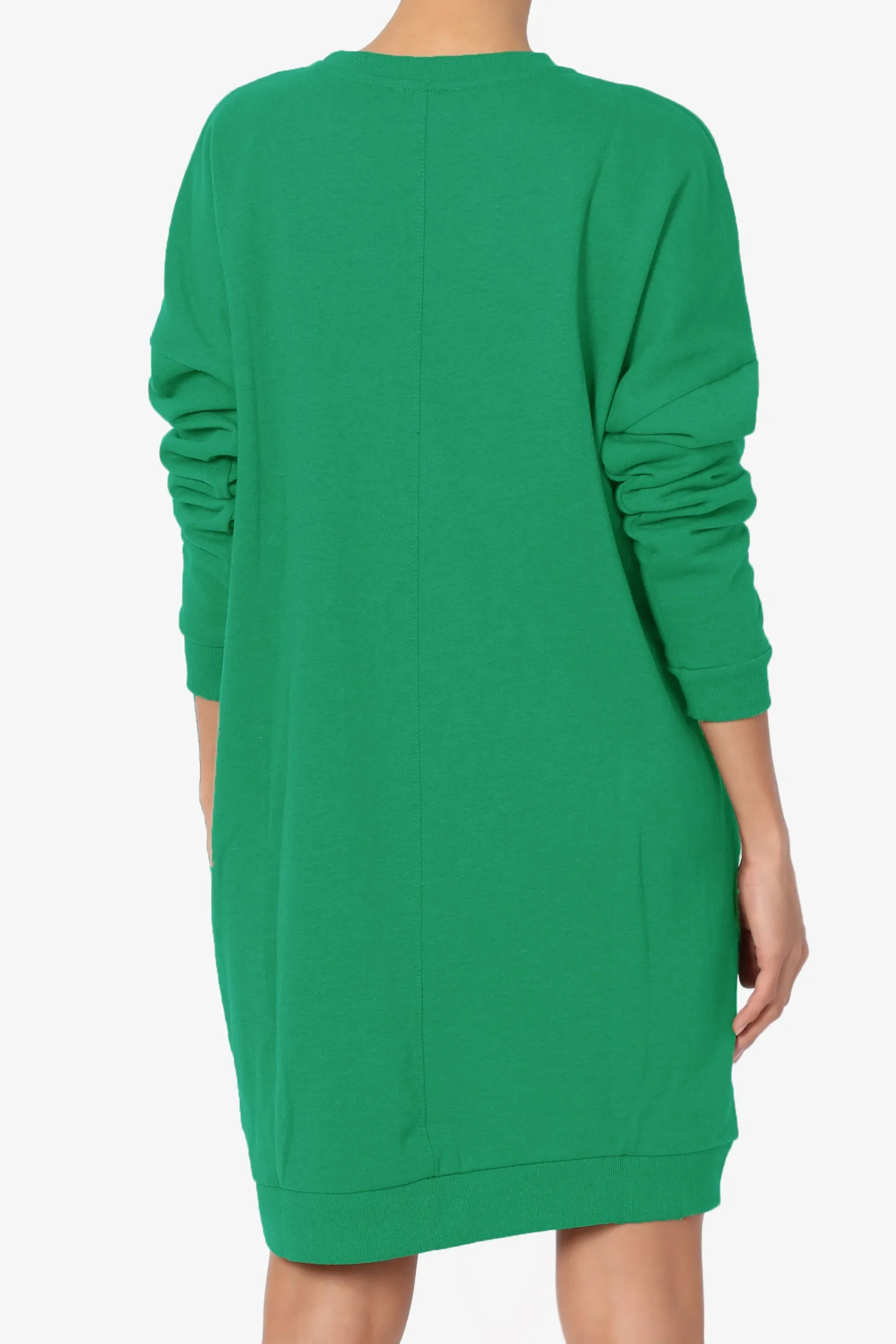 Haute Edition Women's Oversized Pullover Sweatshirt Dress