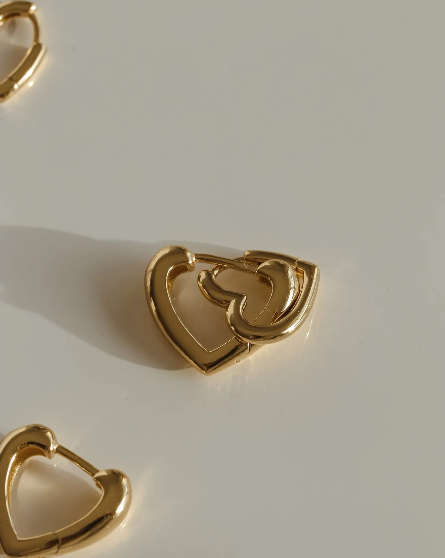 Heart Huggies - Sterling Silver