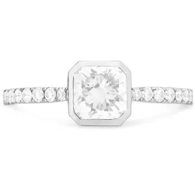 Hearts On Fire Deco Chic Dream Bezel Diamond Engagement Ring