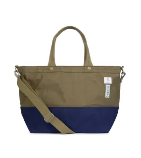 Ichizawa Hanpu for Trunk Large Zip Weekender: Navy/Olive