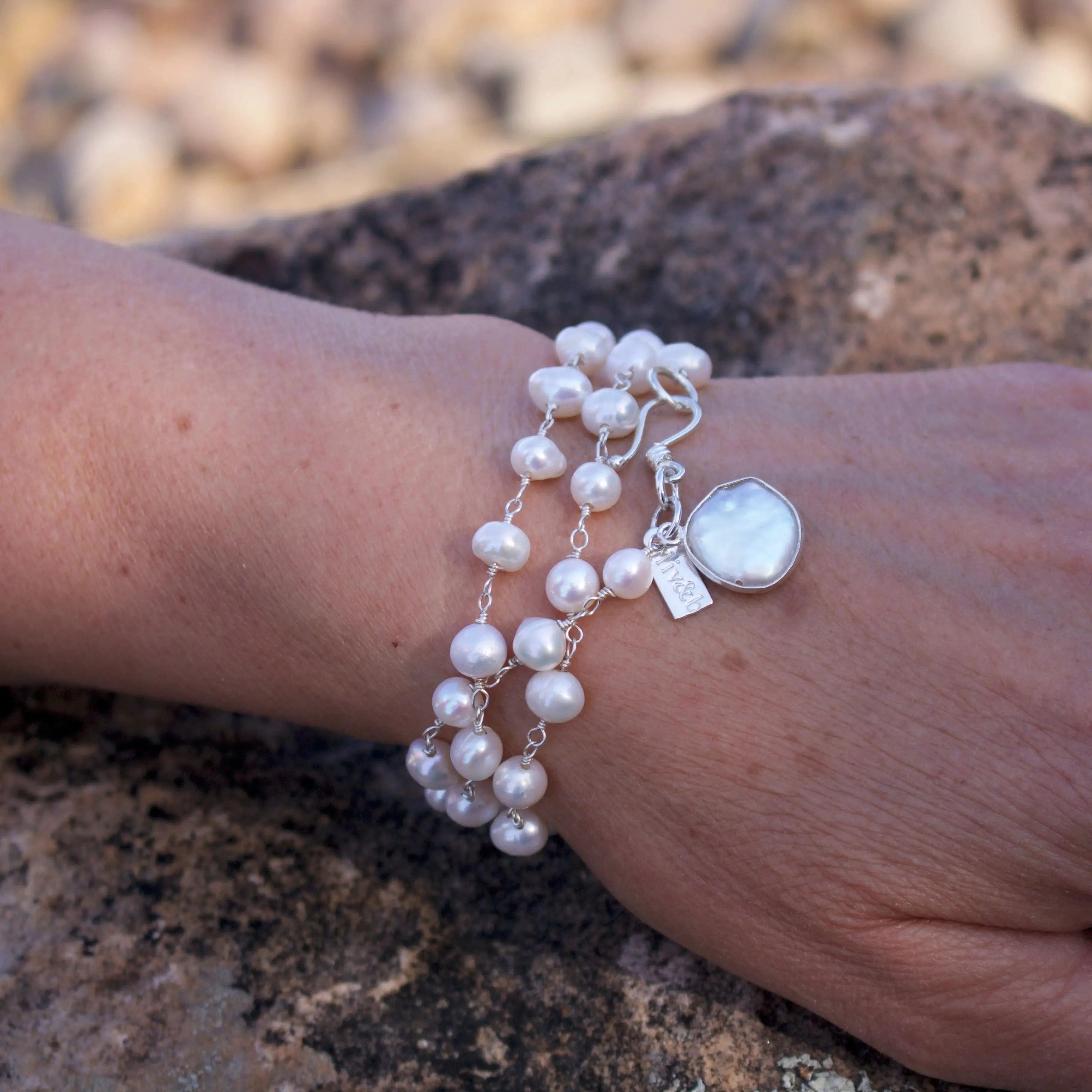 Its A Wrap Triple Pearl Bracelet