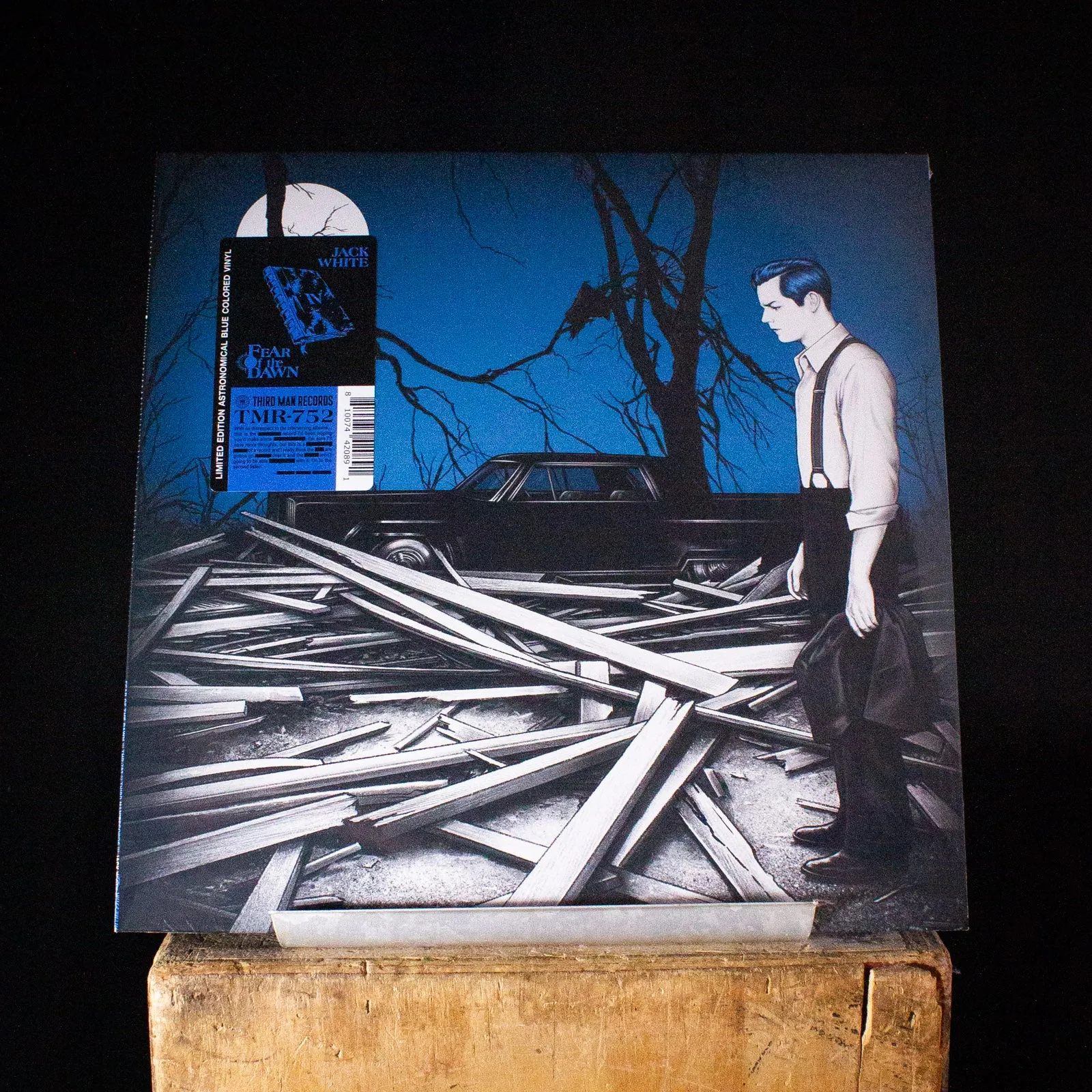 Jack White Fear of the Dawn LP (Astronomical Blue Vinyl)