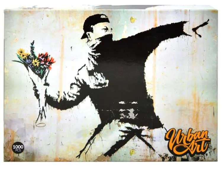 Jigsaw Puzzle - Banksy Flowers - 1000pc