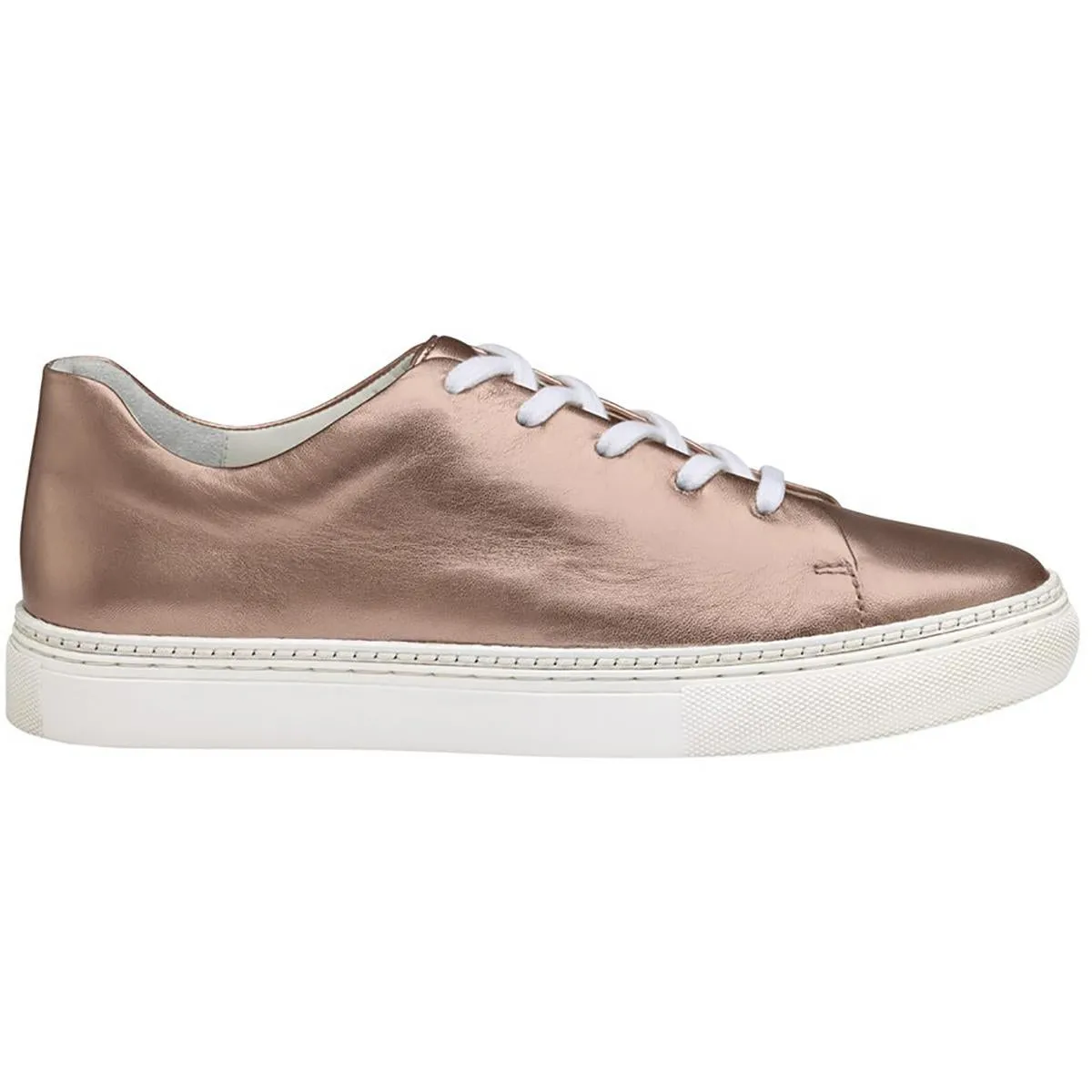 Johnston & Murphy Womens Callie Faux Leather Casual And Fashion Sneakers