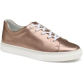 Johnston & Murphy Womens Callie Faux Leather Casual And Fashion Sneakers