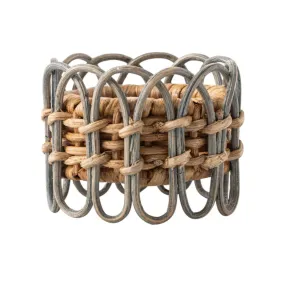 Juliska Provence Rattan Chambray Napkin Ring