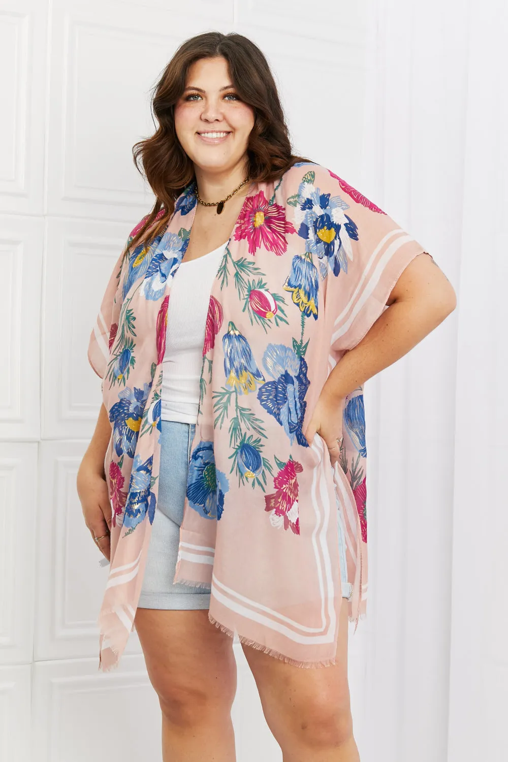 Justin Taylor In The Garden Floral Kimono