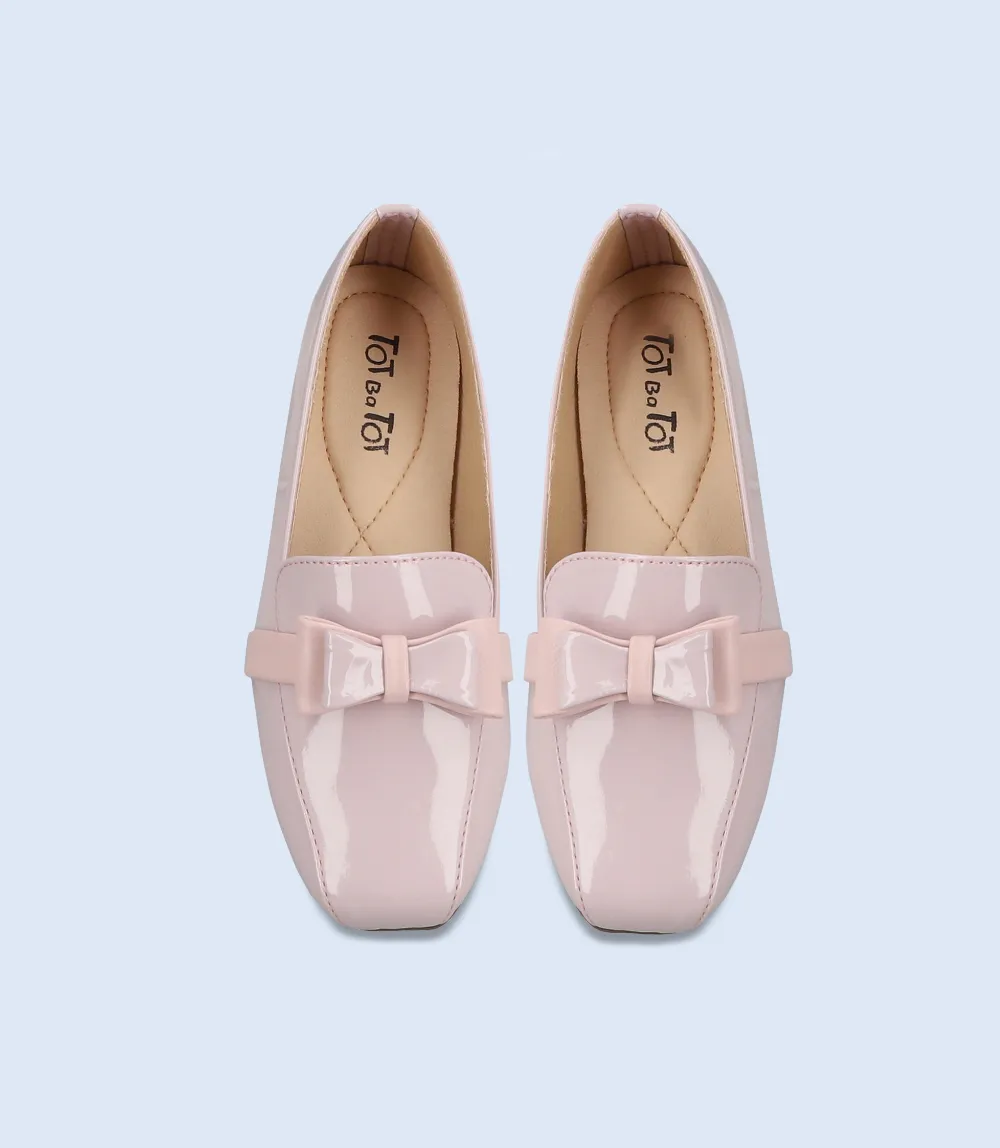 KG0019-TEA PINK-Girls Casual Ballerina