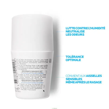 La Roche-Posay Physiological Roll On Deodrant for Sensitive Skin 50ml