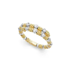 Lagos 18k Gold & Diamond Superfine Band Ring