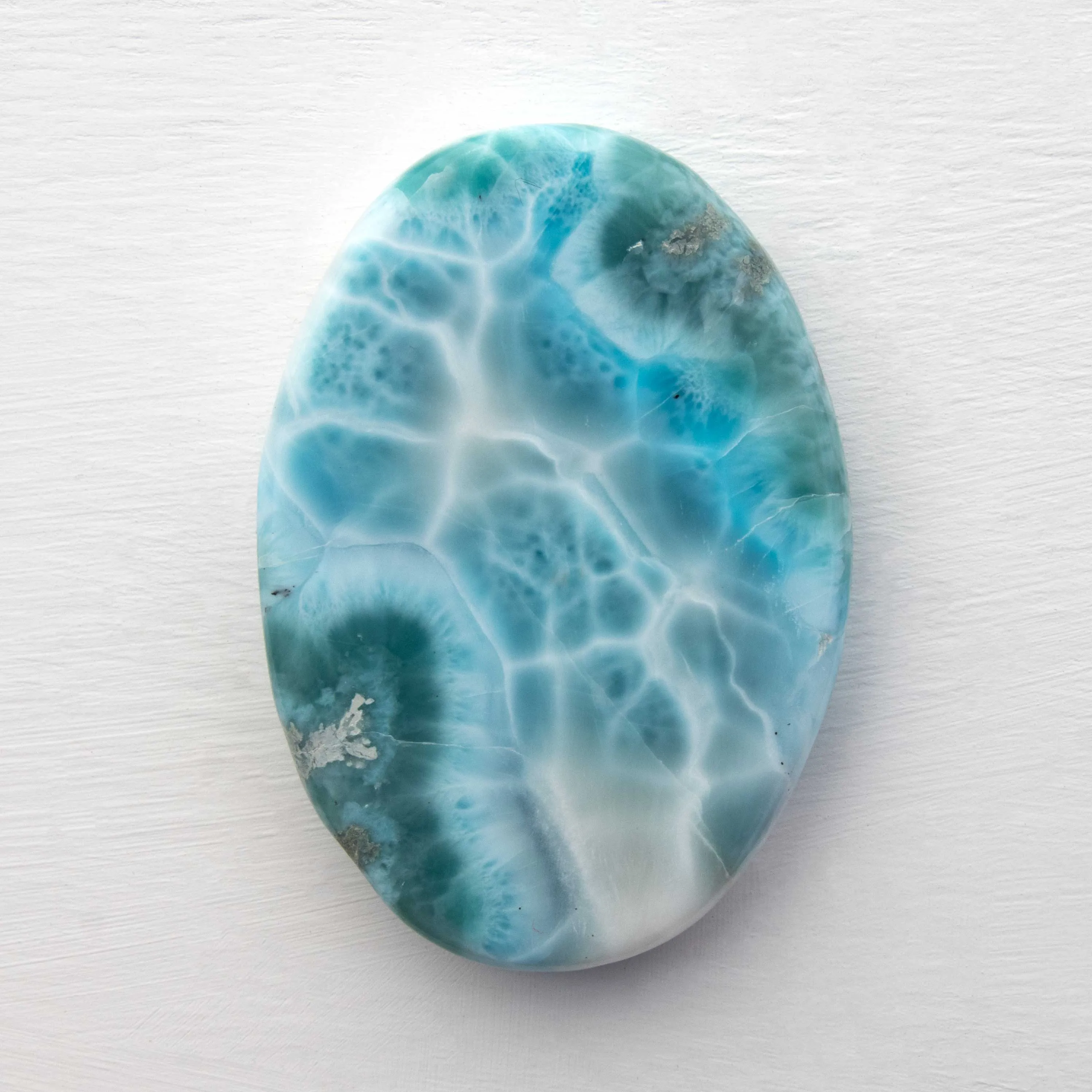 Larimar - AA-Grade, Palm Stone