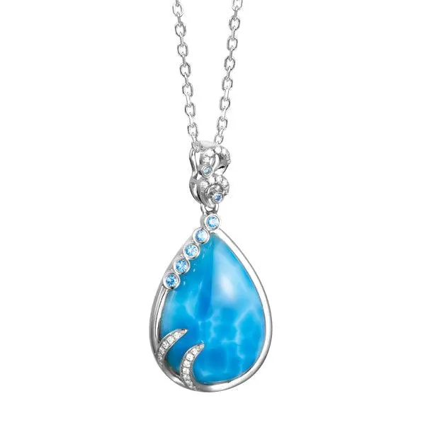 Larimar Tears of Joy Pendant