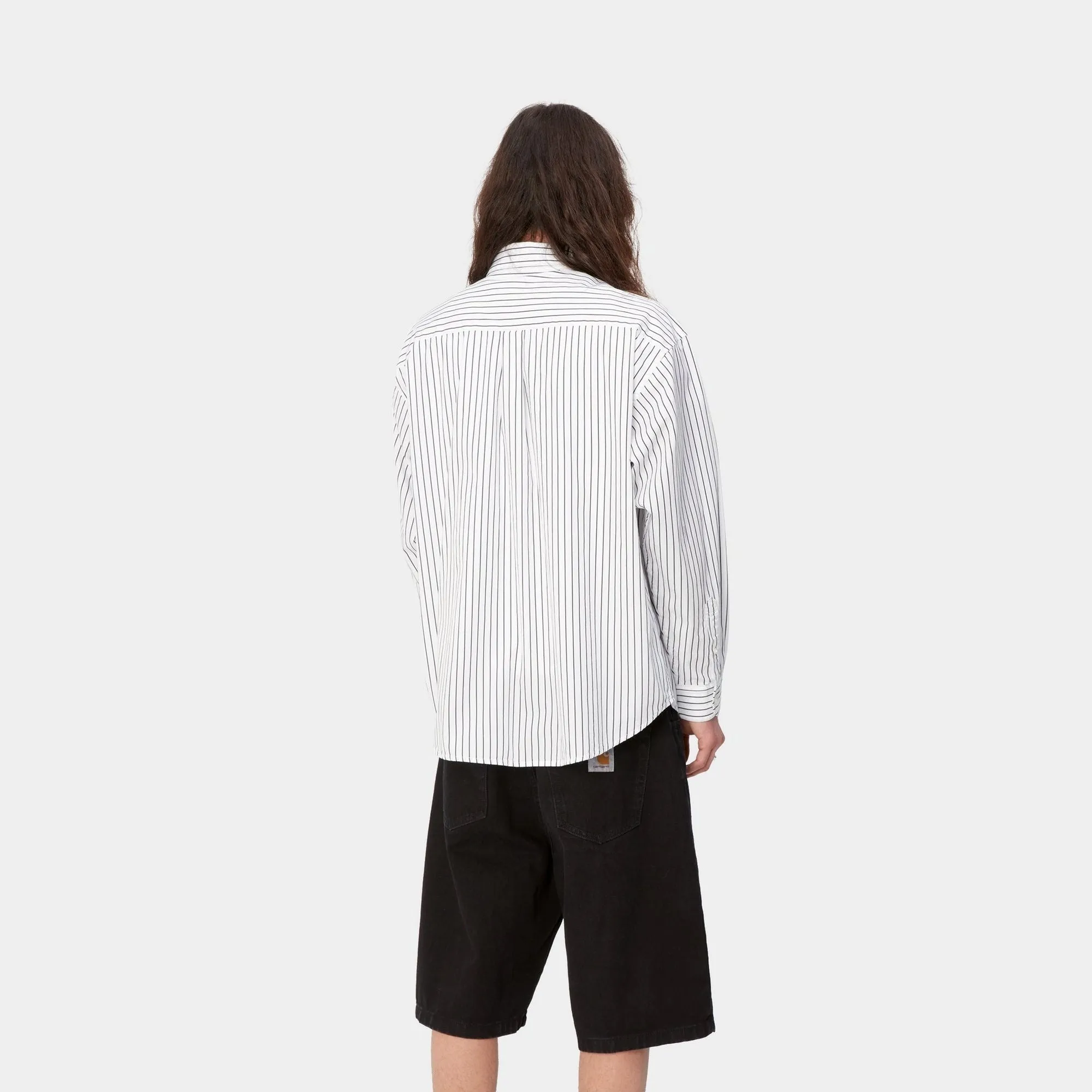 Linus Stripe Shirt | Black